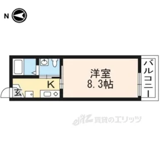 アルテ東山三条【2階】の間取り