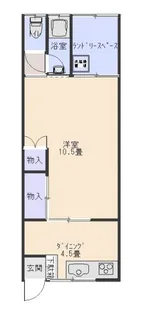 冠マンション【2階】の間取り