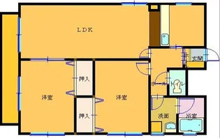 エスポワール A棟【1階】の間取り