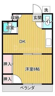三郷ハイツ【3階】の間取り