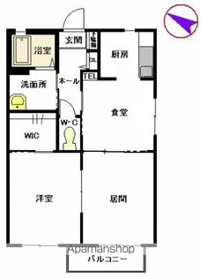 ラ・ヴェルテ A棟【2階】の間取り