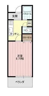 メゾンパークサイドE【1階】の間取り