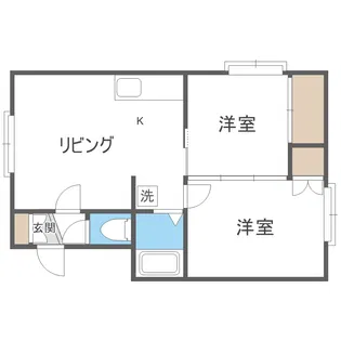 シャトーノース29【3階】の間取り