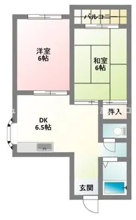 第3マンション【3階】の間取り