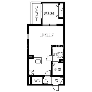 F+style一津屋1号館【1階】の間取り