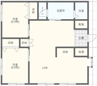 北浜テナント【2階】の間取り