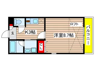 サンハイムM【2階】の間取り