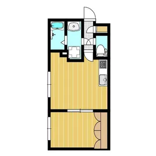 FLレジデンス新宿III【4階】の間取り