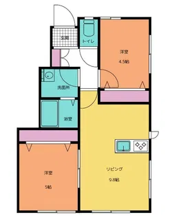 ベルコート【1階】の間取り