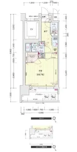 プレサンス栄ライズ【6階】の間取り