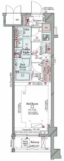 プラシア蒲田 THE GRAND RESIDENCE【2階】の間取り