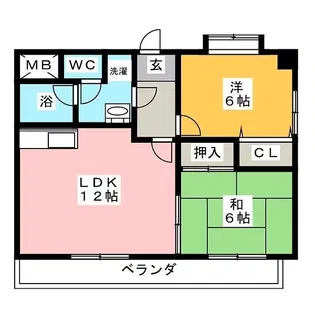 プランドールI・T【1階】の間取り