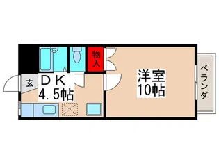 アーバニティ市川【2階】の間取り