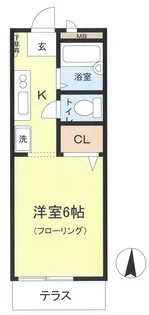 フルール【1階】の間取り