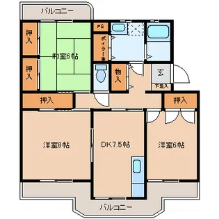 ユウキ.S【1階】の間取り