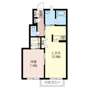 ブエナビスタ【1階】の間取り