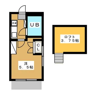 ジュネパレス津田沼第27【1階】の間取り