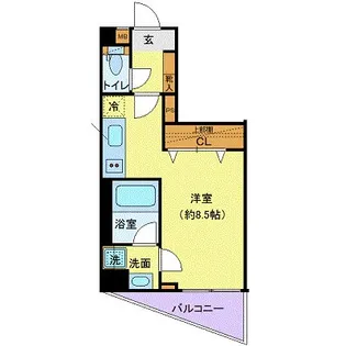 クレヴィスタ板橋ときわ台【7階】の間取り