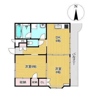 福島県郡山市土瓜1【マンション】の間取り