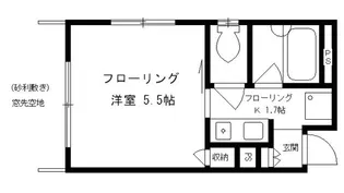 フラワーハイムII【1階】の間取り