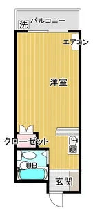 リバーサイドビル【3階】の間取り