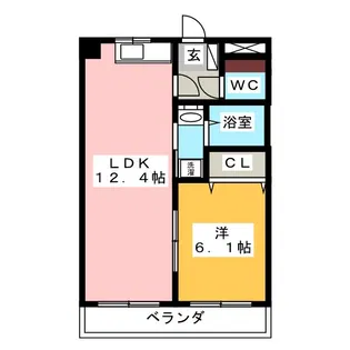 フェニックスグリーン【1階】の間取り