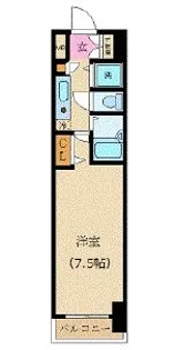 カスタリア新宿【9階】の間取り