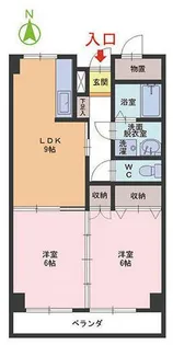 プラザ二の宮【1階】の間取り