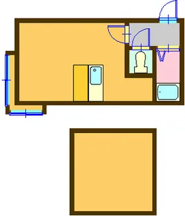 クラーク羊ヶ丘壱番館【2階】の間取り