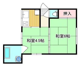 宮城県塩竈市南錦町【一戸建】の間取り