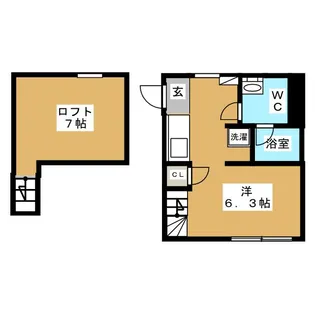 Well Pine【2階】の間取り