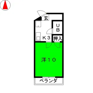 メゾン敷島【3階】の間取り