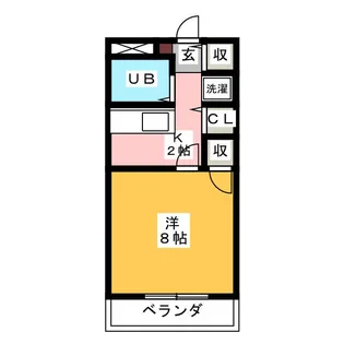 ナモーハイツ【3階】の間取り