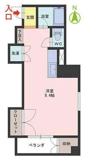 アミューズ幾久【1階】の間取り