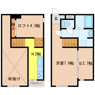 サンアリーナ桑名イースト【2階】の間取り