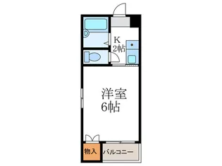 コーポ牧【1階】の間取り