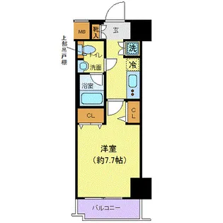 パレステュディオ渋谷本町【7階】の間取り