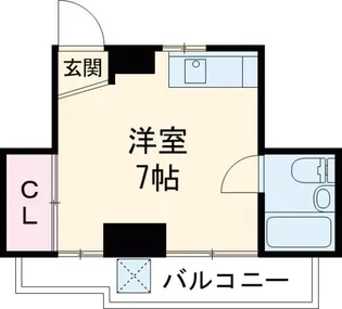 パールハイツ鈴木【4階】の間取り