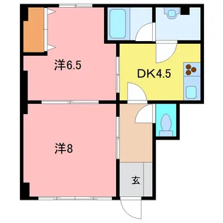 高志前ビル【1階】の間取り