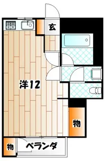シェリール井堀通り【6階】の間取り