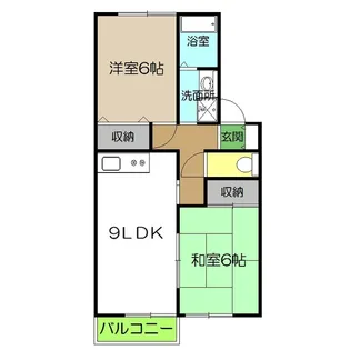 コーポ常福A棟【2階】の間取り