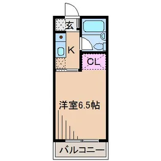 神奈川県横浜市港北区大倉山5【アパート】の間取り