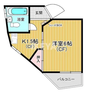 シャトー高橋【2階】の間取り