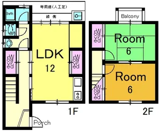 京都府京都市山科区西野八幡田町【一戸建】の間取り