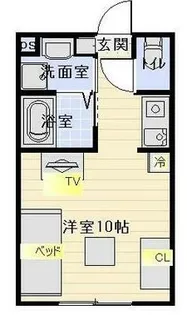 コンフォートハウス高見【2階】の間取り