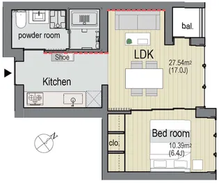 SAIL【2階】の間取り