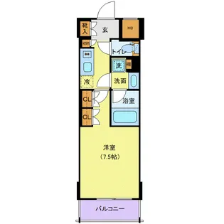 プレール・ドゥーク西浅草【7階】の間取り
