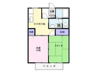 住友ハイツ小手指【2階】の間取り