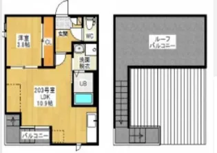 Grandtic なごみ【2階】の間取り