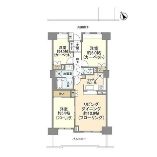 アマックス横浜【11階】の間取り